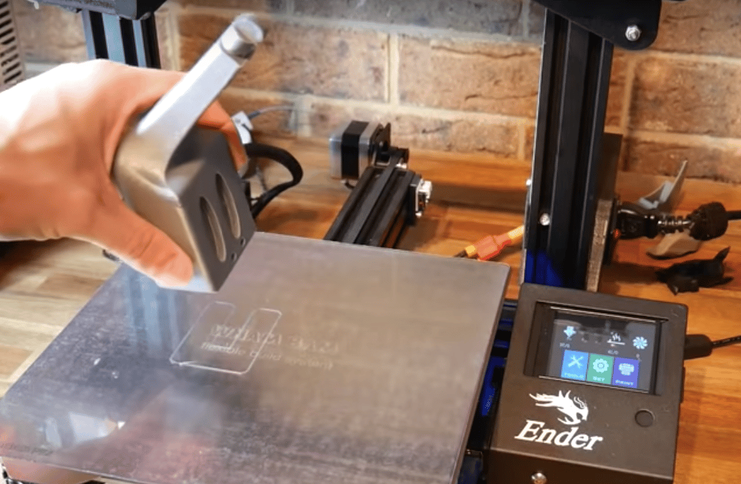 It's easy to lift a print off the Wham Bam system