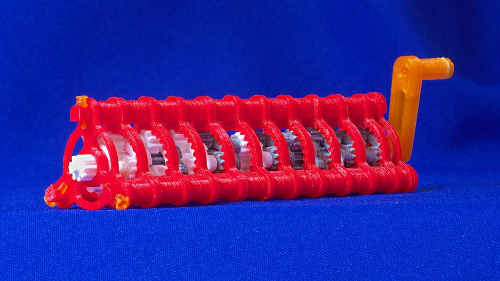 This 1,048,576:1 planetary gear is absurdly useless, but still cool nonetheless