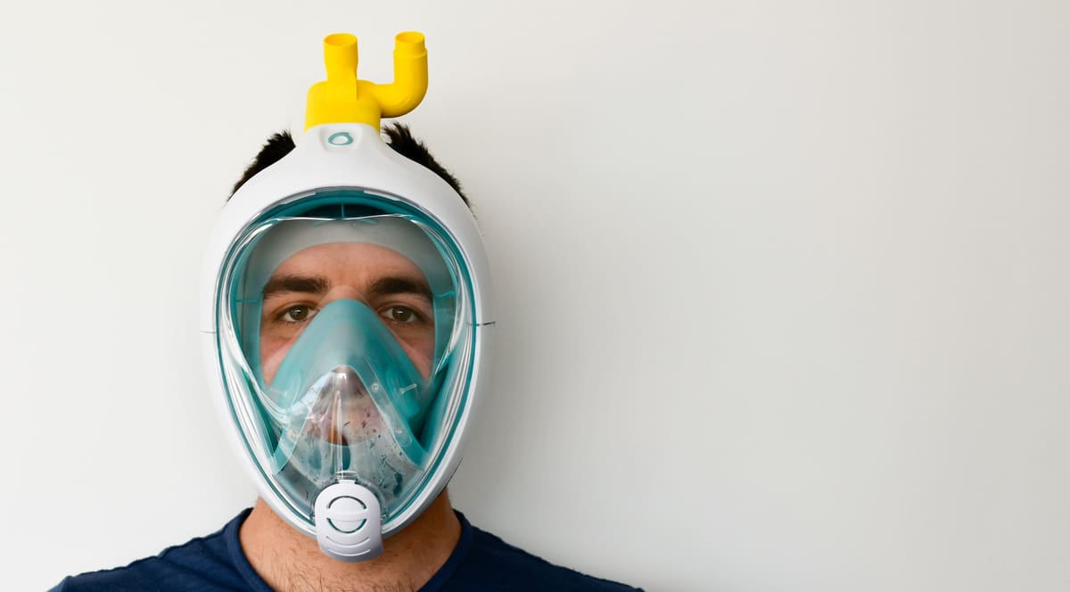 Image of Covid-19 & 3D Printing: Snorkel Mask as Non-Invasive Respirator