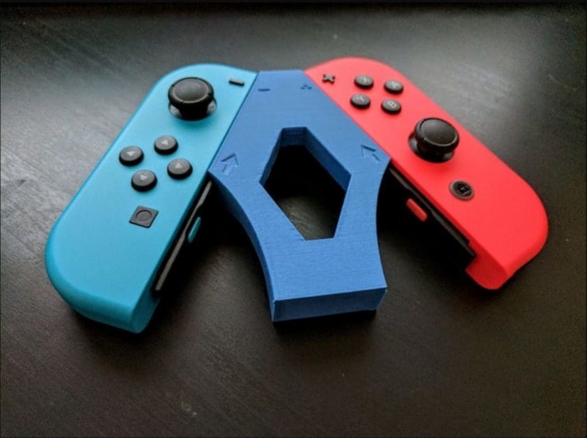 Lots of gaming assistive devices can be printed such as this joycon controller adapter