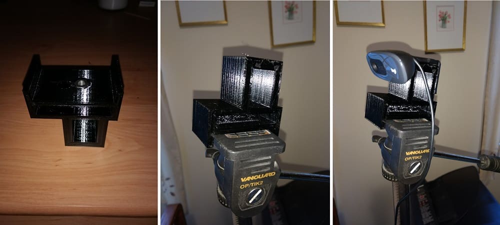 Image of 3D Printing During Covid-19: Ed Ringel - Tripod Webcam Mod