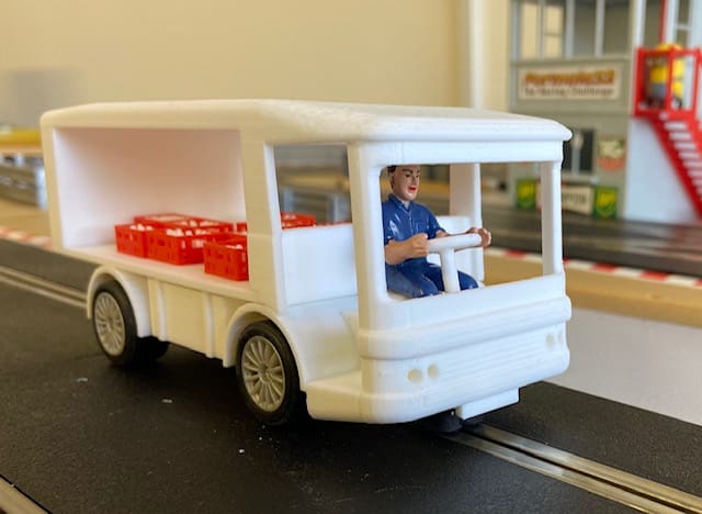 Image of 3D Printing During Covid-19: Richard Perry - Milk Float Slot Car