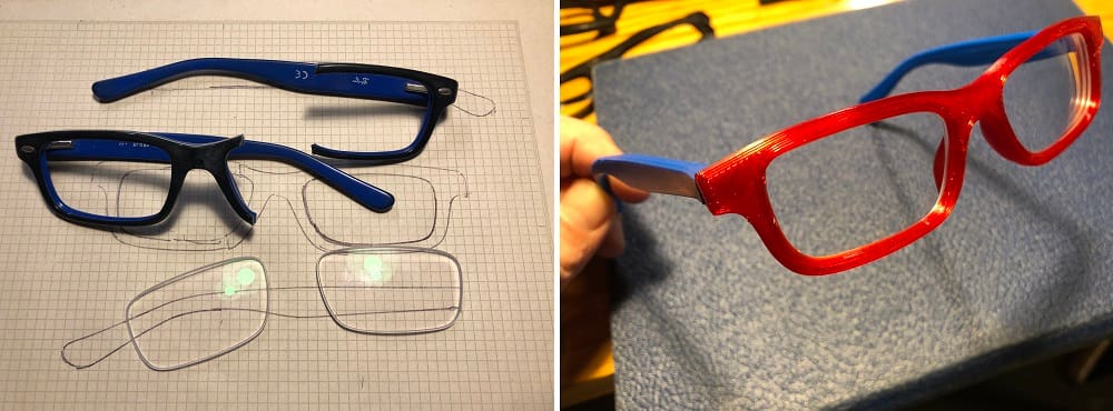 Image of 3D Printing During Covid-19: Wes Matchett - Glasses