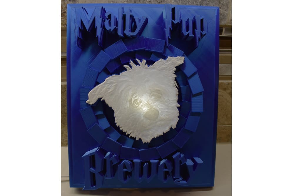 Image of 3D Printing During Covid-19: Robin West - Brewery Sign