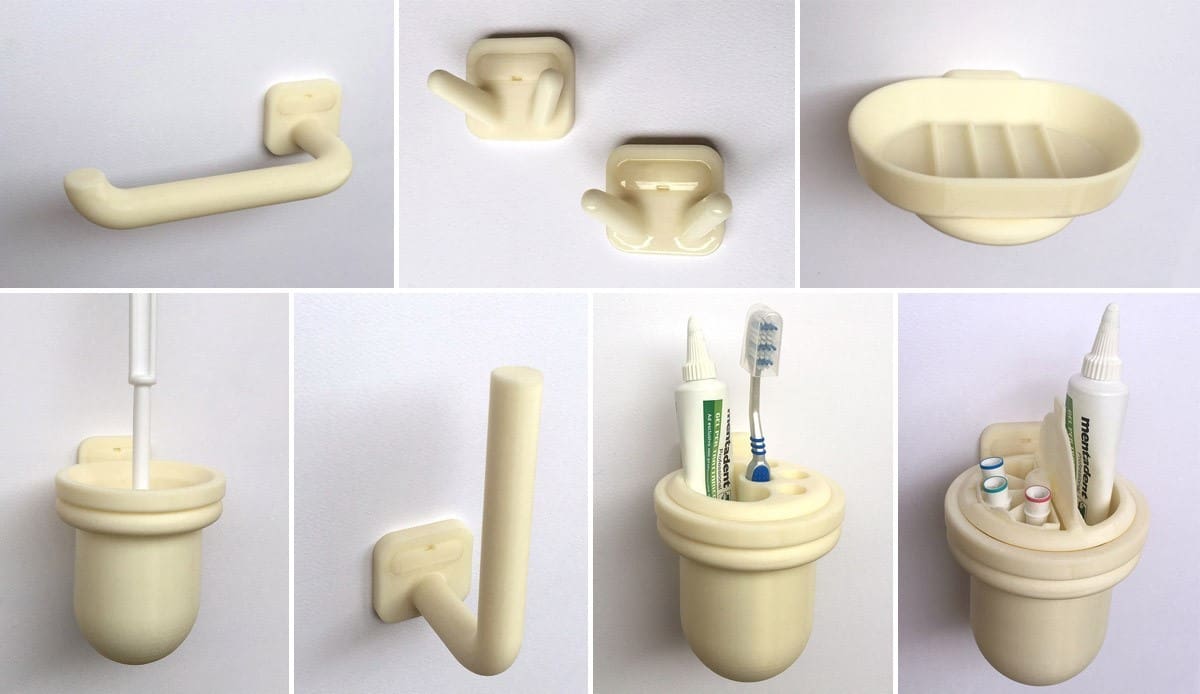 Why print just one bathroom accessory?
