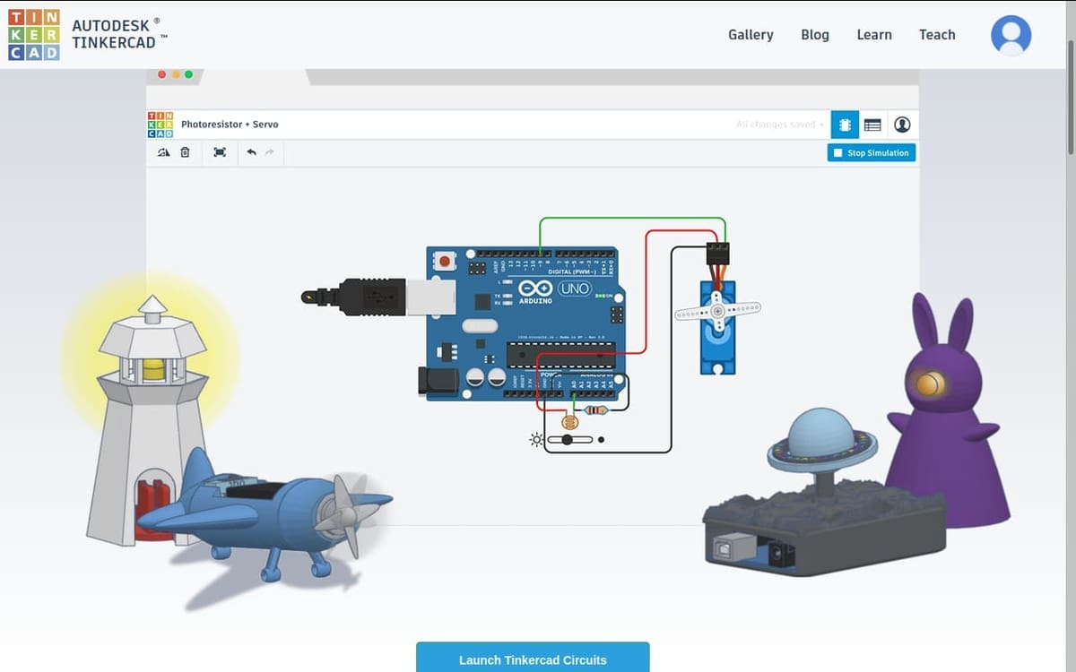The Tinkercad Circuits showcase