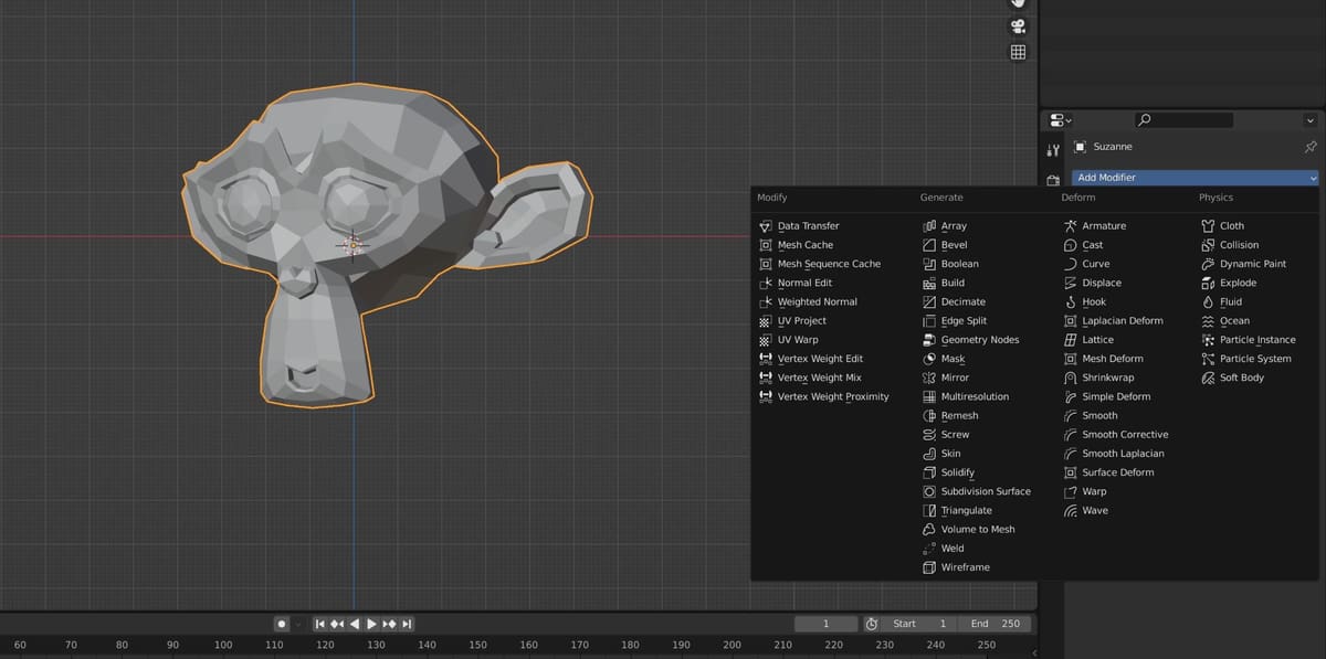 Image of: Object Modifiers