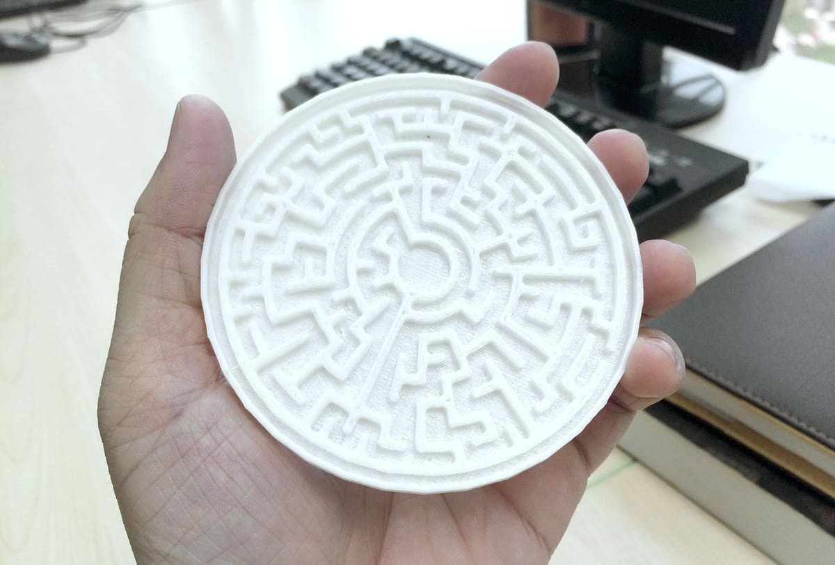 Get ready to race through this maze while you're drinking your beverage of choice