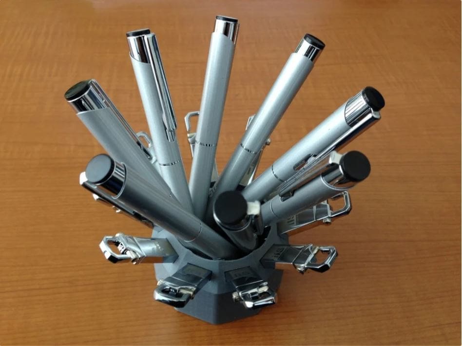 This pen holder has it all