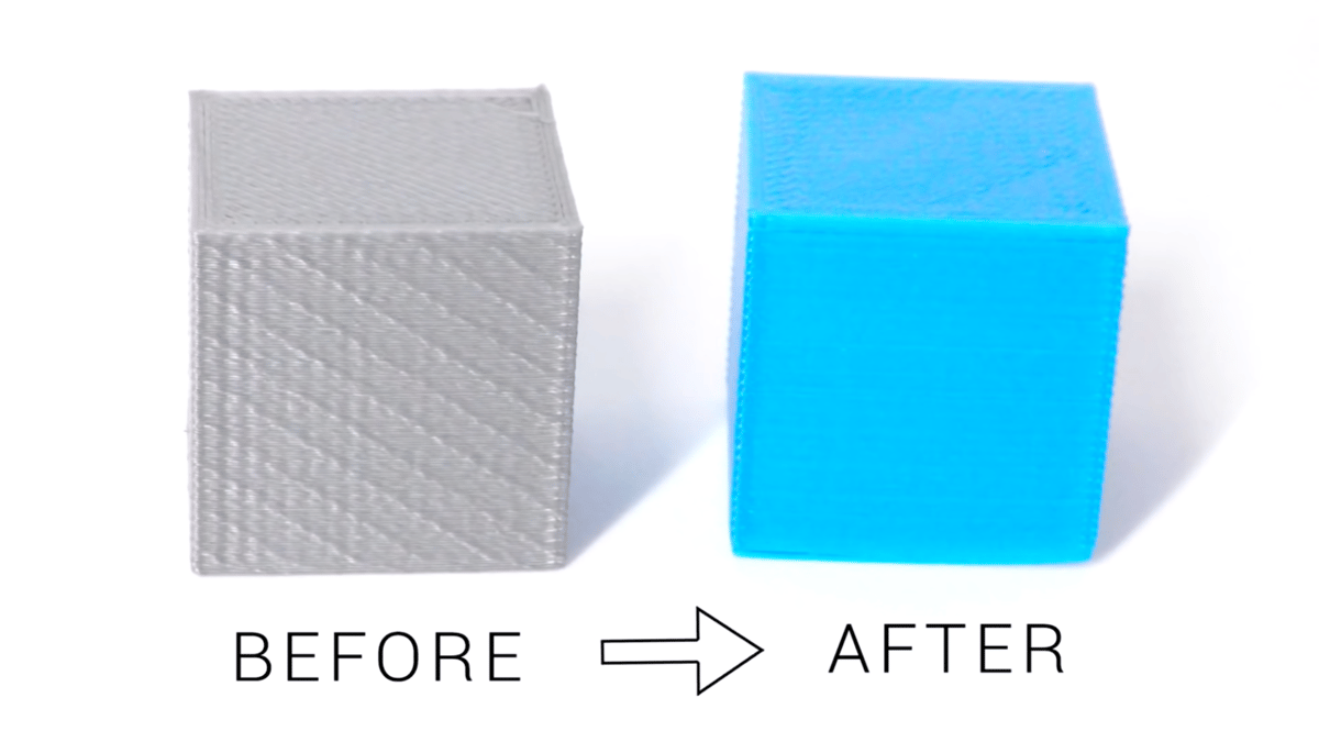A before and after of TL smoother installation