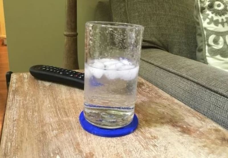 Protect your furniture with this cool coaster