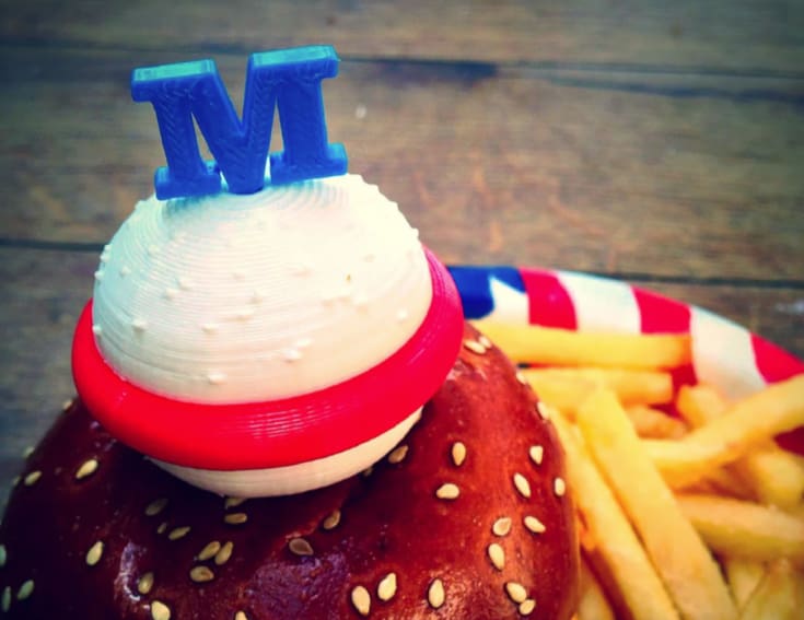 Image of: Grill Accessories: Hamburger Pin