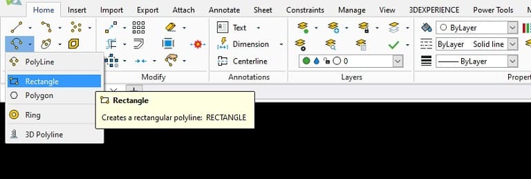 Adding a rectangle