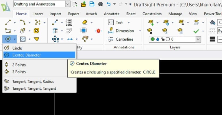 Adding a circle
