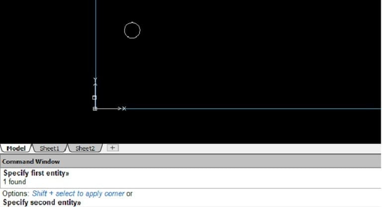 Select the first edge