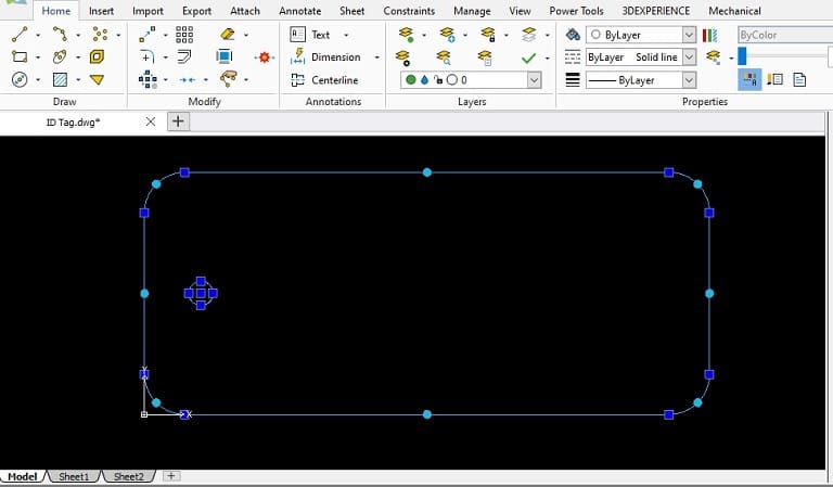 Selecting which entities to assign to layers