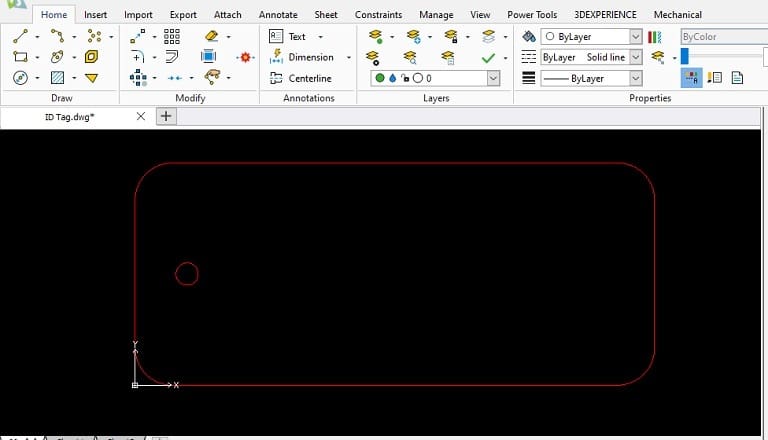 Once a layer is assigned, the entities will have the properties set in the Layers Manager