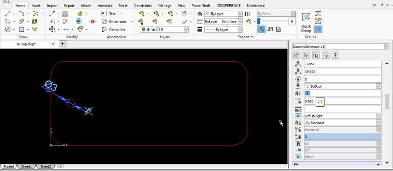 You can change the dimension text properties as desired