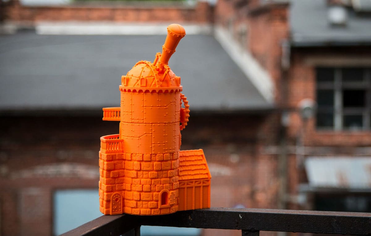 A piece of 3D printable scenery