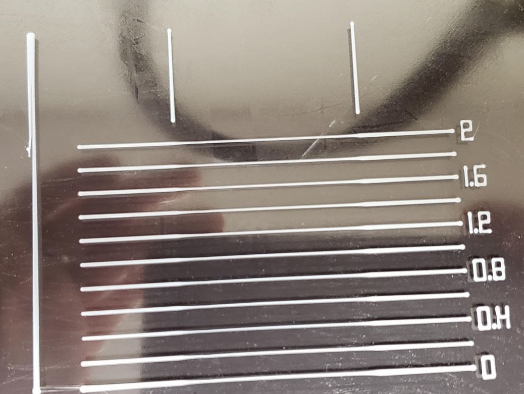 An example of calibrating linear advance