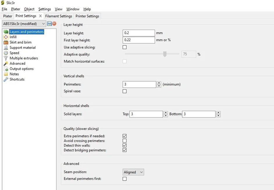 Image of: Layer Height