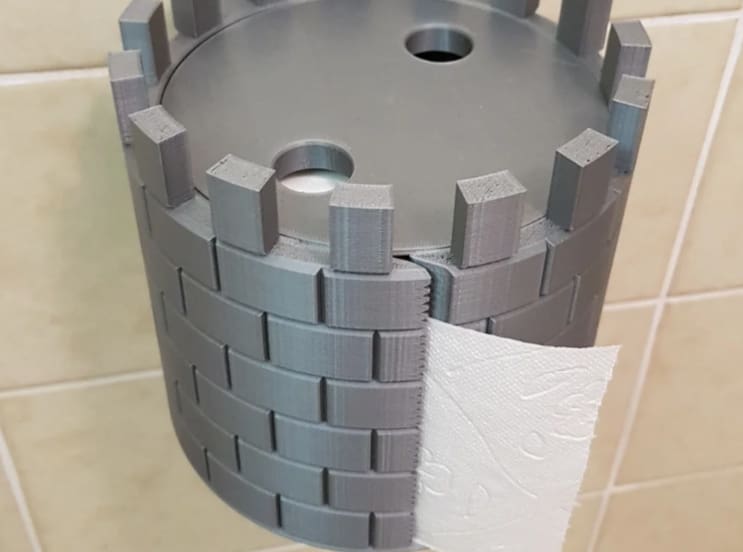 A castle to keep your toilet paper safe