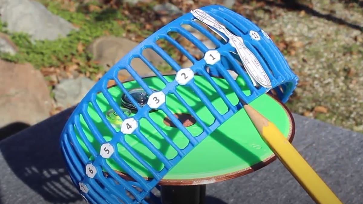 With an adjustable cage, you don't have to adjust this design for your latitude