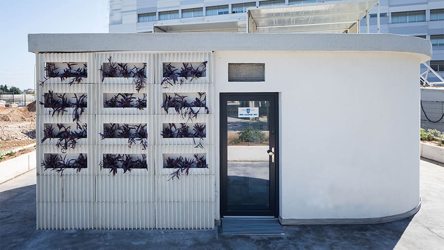 This 32-square-meter house was created in only 12 hours by Be More 3D's own concrete printer