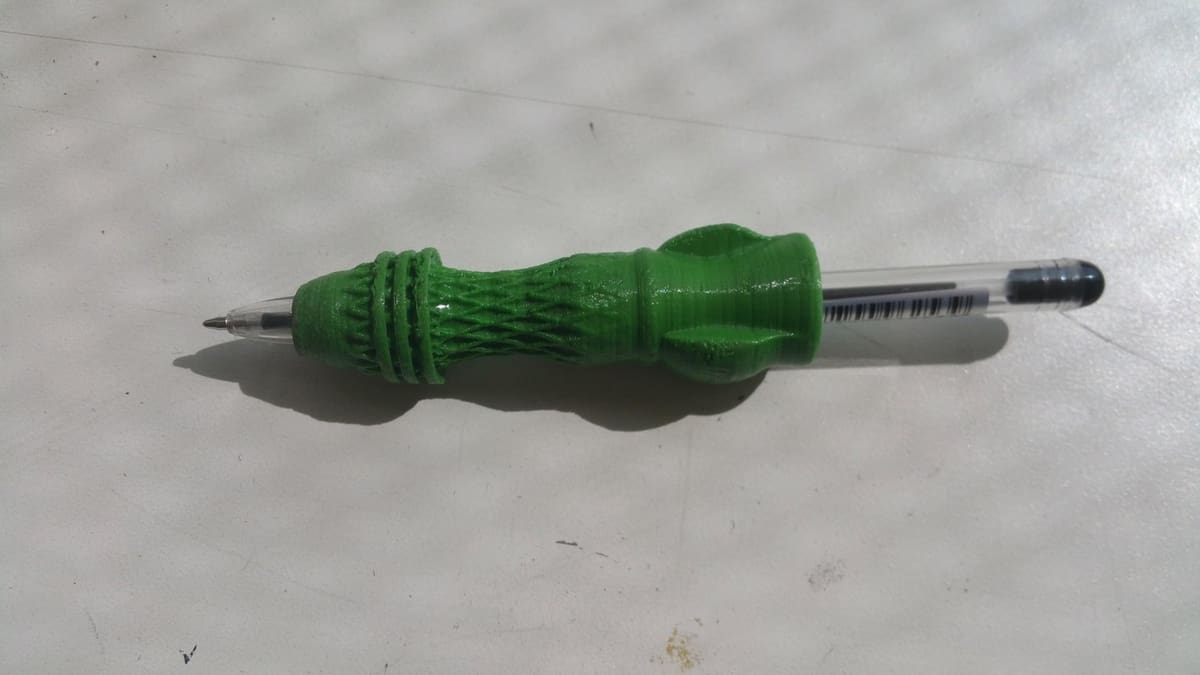 Make pen grips easier and more comfortable