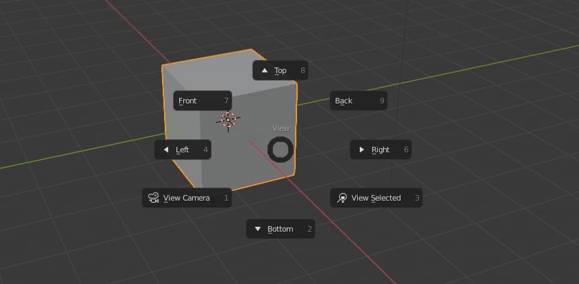 Switch views on the fly with the perspective radial menu