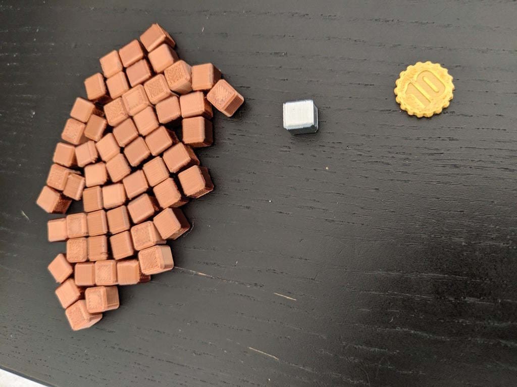 Never worry about losing resource cubes again when you can easily print more