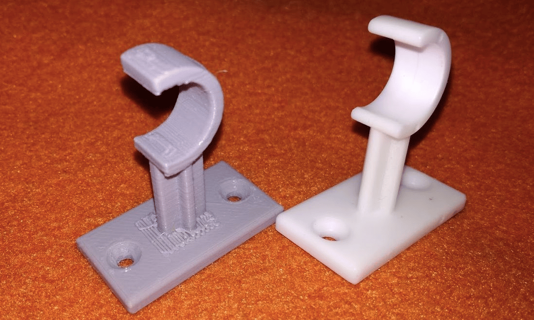 Easily separate spaces with these curtain rod holders