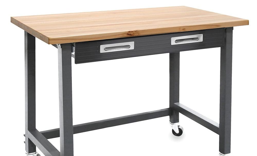 A smaller table and simple movable workspace option