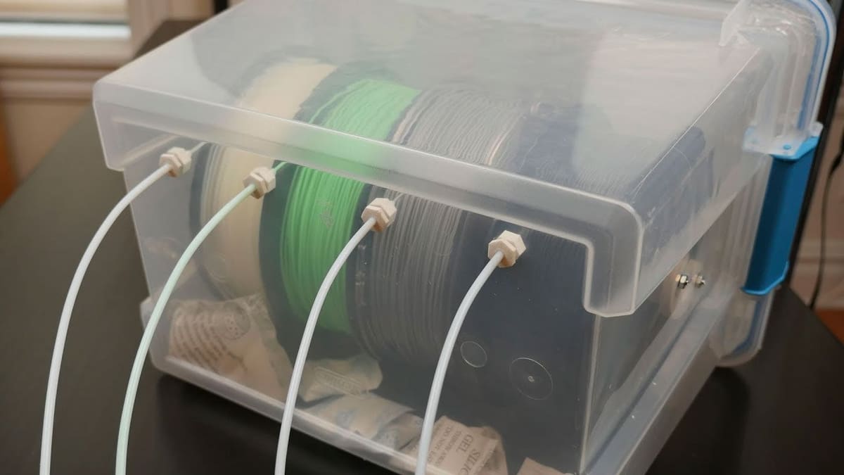 Keep your filament in a storage container and out of the light