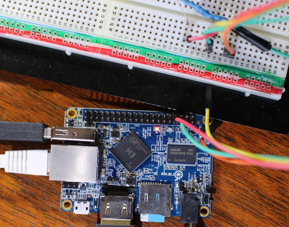 The Orange Pi in action