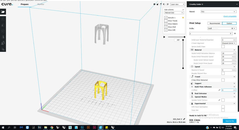 Cura is one of the best open-source slicer programs