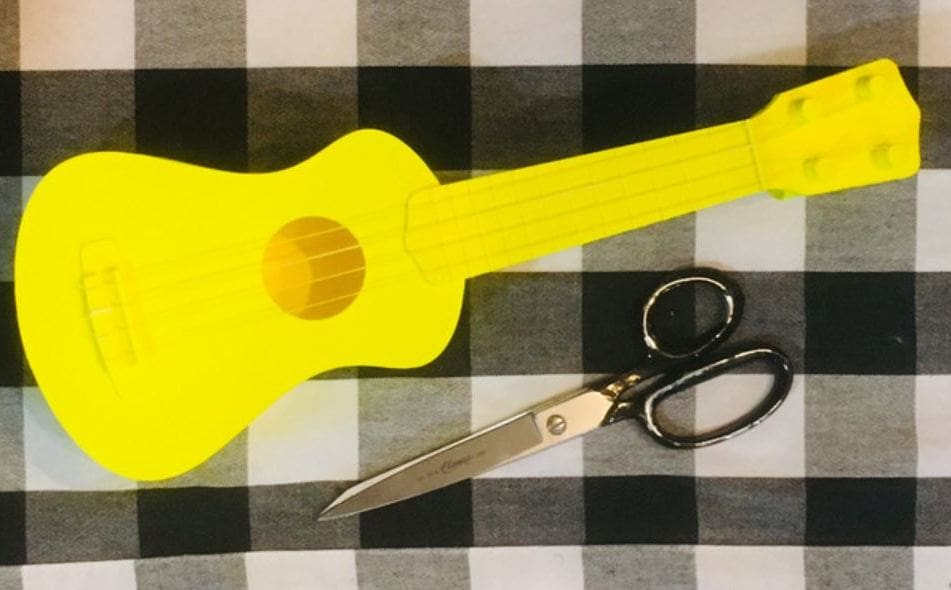 Just a bit bigger than a pair of scissors!