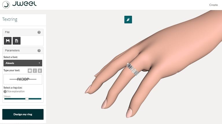 Our beautiful All3DP ring