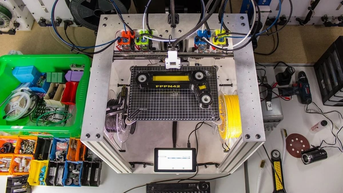 The BigBox 3D printer running on a Duet 2 Wi-Fi board