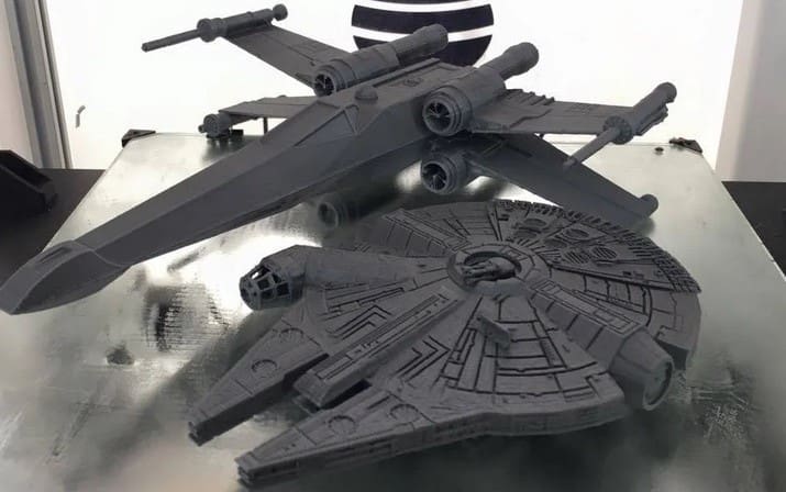 Although not to scale, these models make a perfect pair