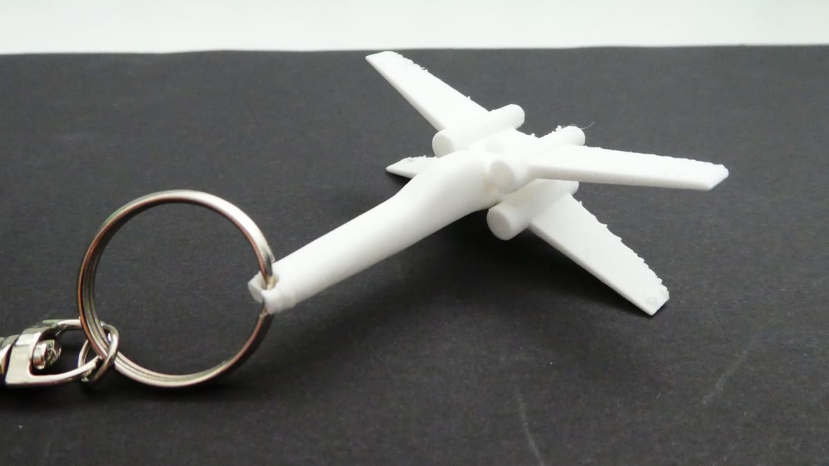 This model is tiny, so it's best printed with a durable filament