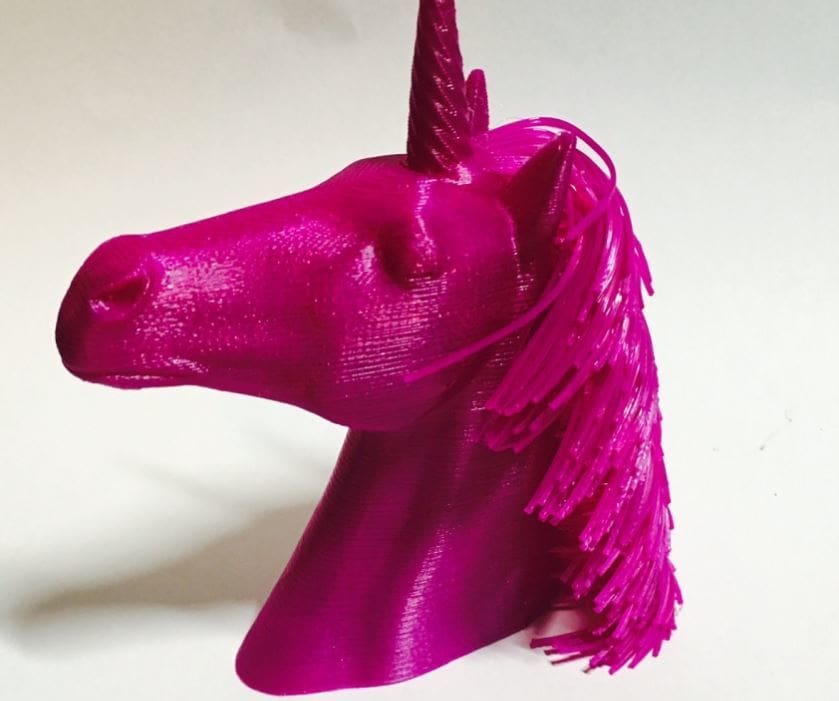 A unicorn with a sassy hair toss
