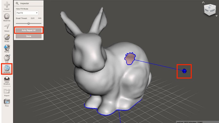 Meshmixer usually does a good job fixing all found issues regardless of the severity