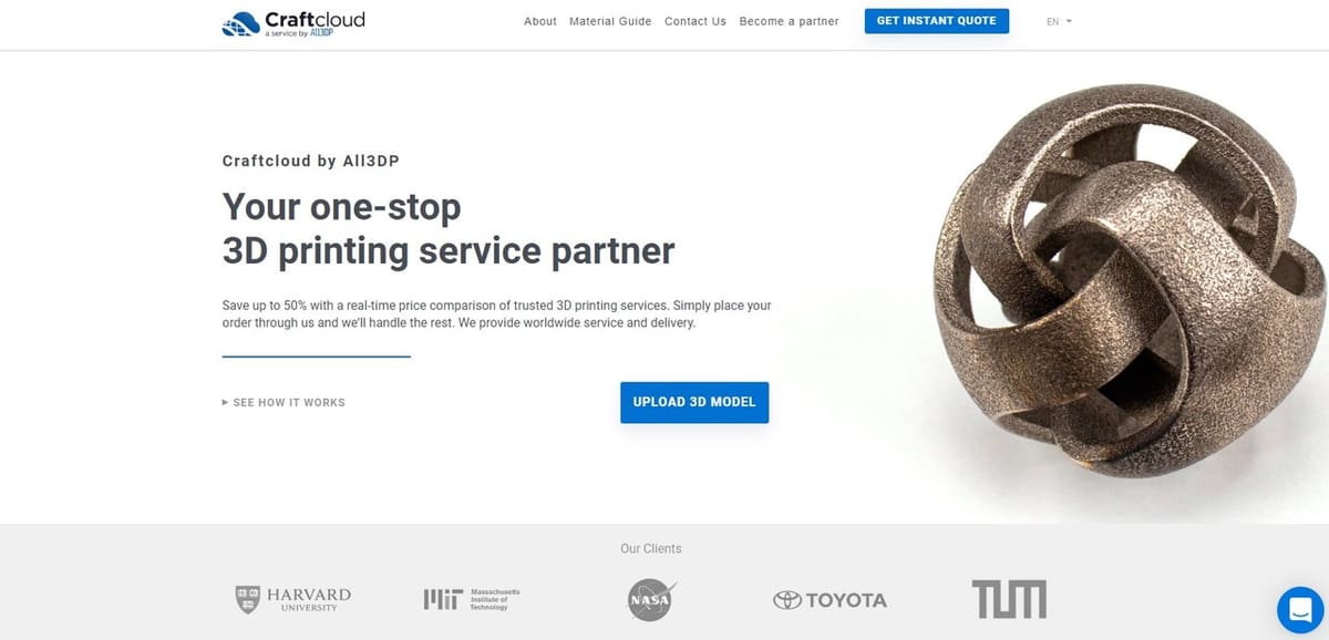 CraftCloud by All3DP - a one stop shop for your 3D printing needs