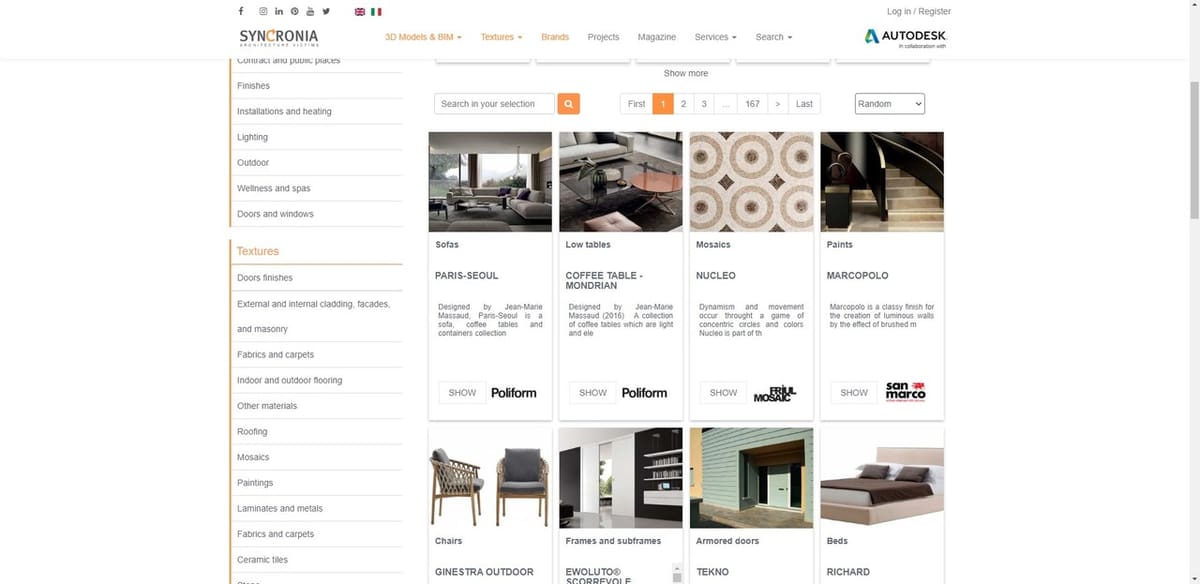 Syncronia is an architecture focused 3D asset platform