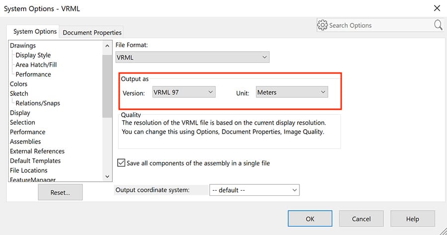 Working with VRML files is the straightforward way to import files into Blender
