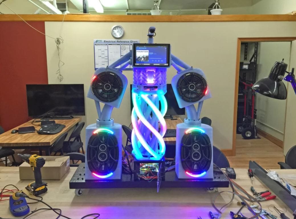 The TranceMaker uses a lot of hardware including a NEMA 17 motor