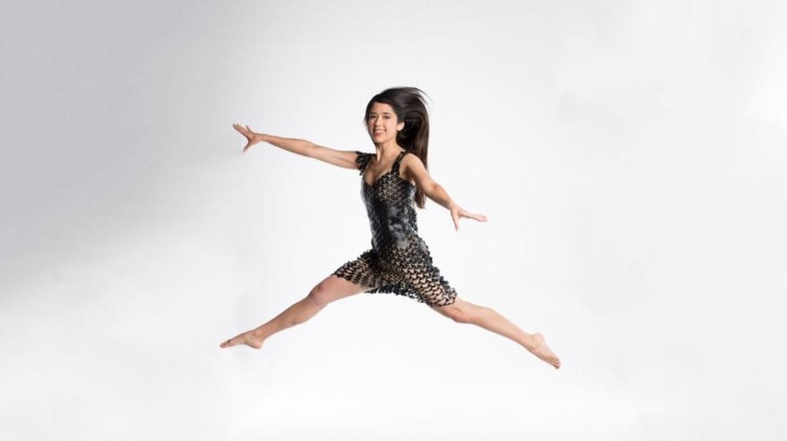 This dress was inspired by traditional textile designs of the Wayuu tribe