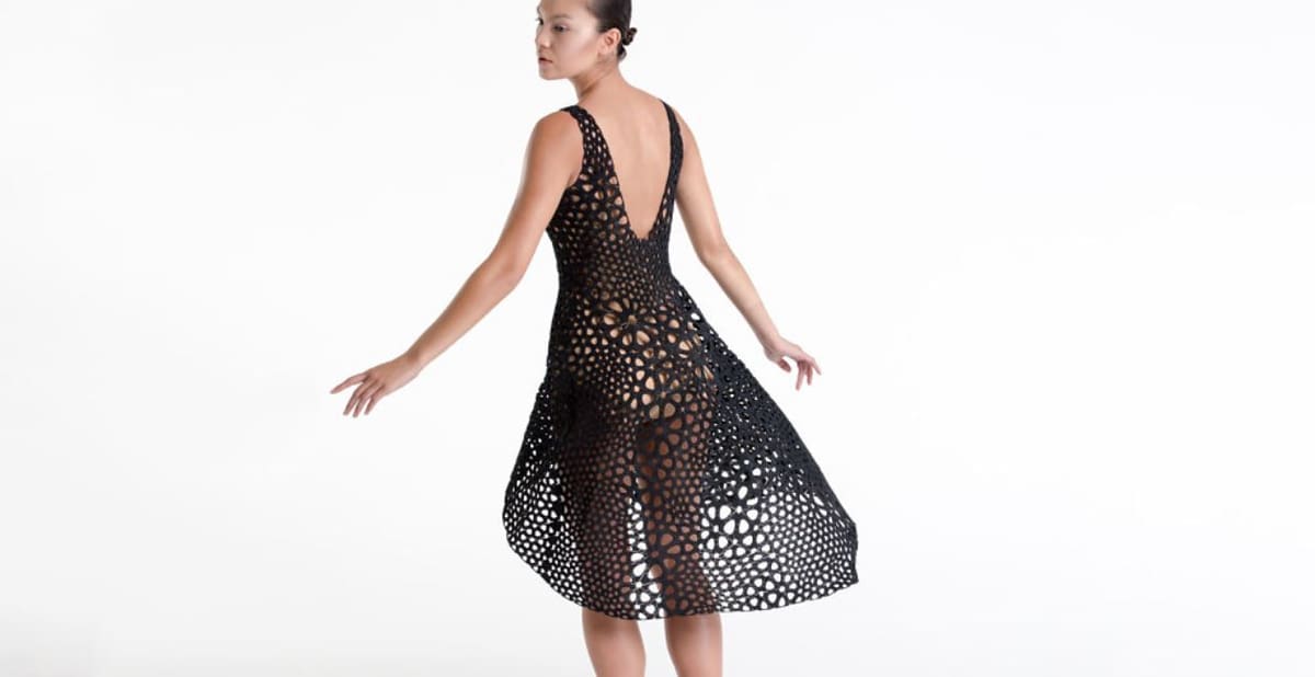 The drape of this dress is impressive