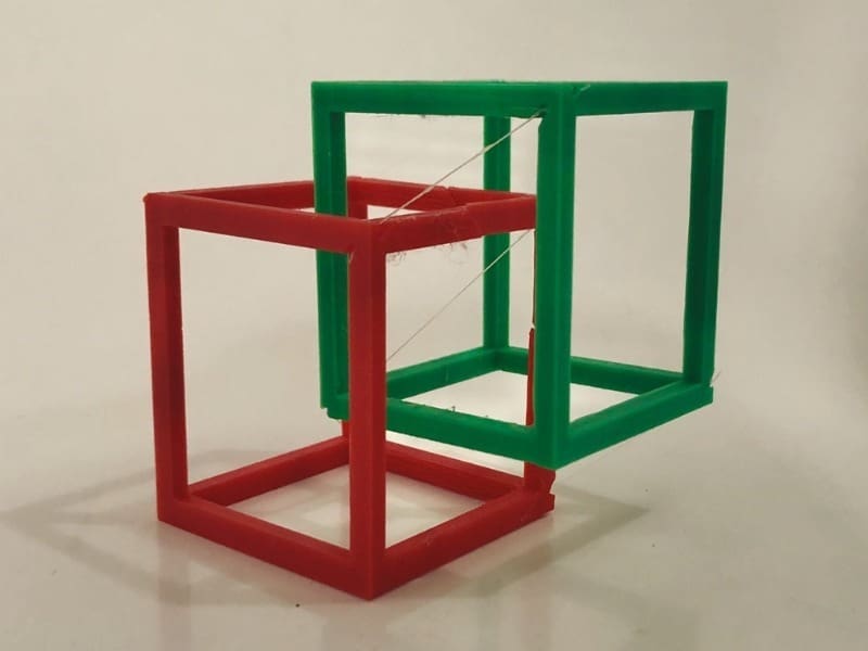 This model is a simple but effective mind-bending illusion